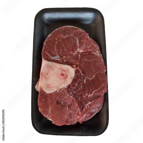 Bandeja de osobuco, carne de vacuno.