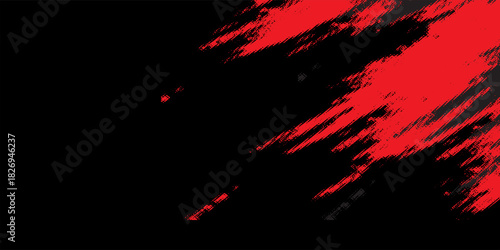 Red halftone dots blue color pattern gradient grunge texture background. Dot pop art comic sport style. vector illustration