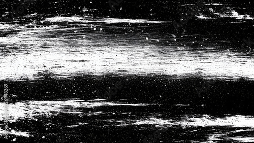 Abstract Black and White Textured Grunge Background