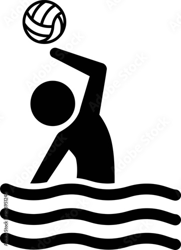 Water Polo Player Icon