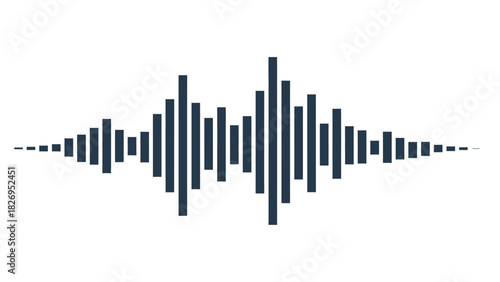Sound Wave Visualization - Digital Audio Signal Representation.