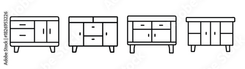 Find modern minimalist cabinet designs and storage solutions for your home furniture needs today