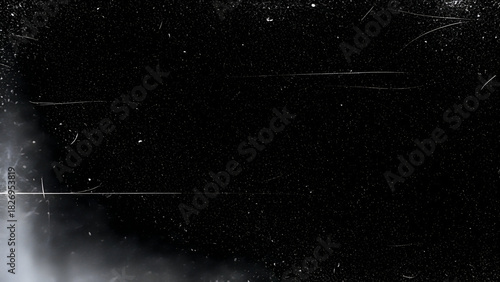 Dark Film Texture with Light Streaks and Dust scratches