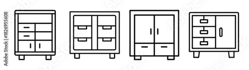 Furniture storage solutions: cabinets, wardrobes, and cupboards for home organization and decor