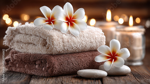 Orchid petals on warm stone...