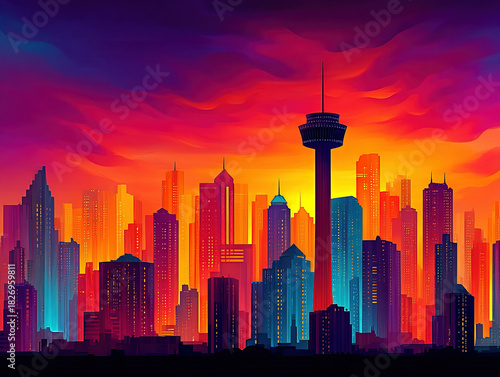 San Antonio Texas skyline