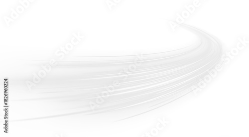 Futuristic curves and bright flashes move with speed and motion.