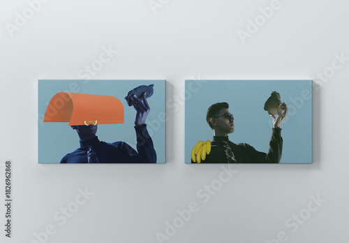 Horizontal Canvas Mockup