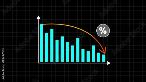 Business finance and budgeting concept showing cost management, savings, and profit optimization. Ideal for accounting, expense tracking, investment strategy, and financial planning.4k video animation