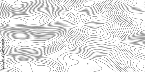 Background of the topographic map. Topographic map patterns, topography line map. Vintage outdoors style.