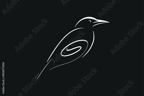 Bird modern logo symbol Vector Art, Icons, and Graphics