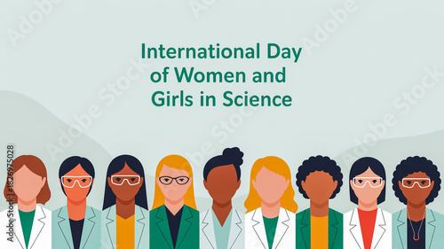 International day of women and girls in science, diverse group