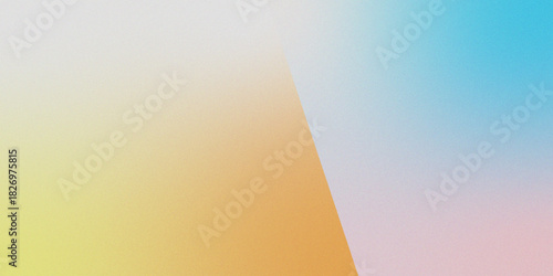 Digital grainy gradient with a colorful soft noise effect. Vintage Grunge Texture Pattern in Blue pink and orange Tones for Artful Wallpaper. Gradient blur, noise, grain, texture. abstract background.