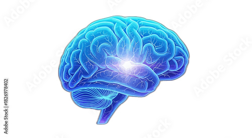 Brain power mind intelligence memory focus concentration thought process anatomy knowledge science idea