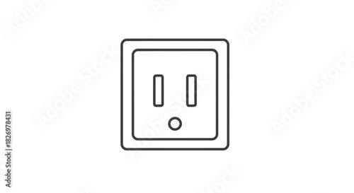 Outlet power electrical socket receptacle plug electricity voltage current connection appliance design
