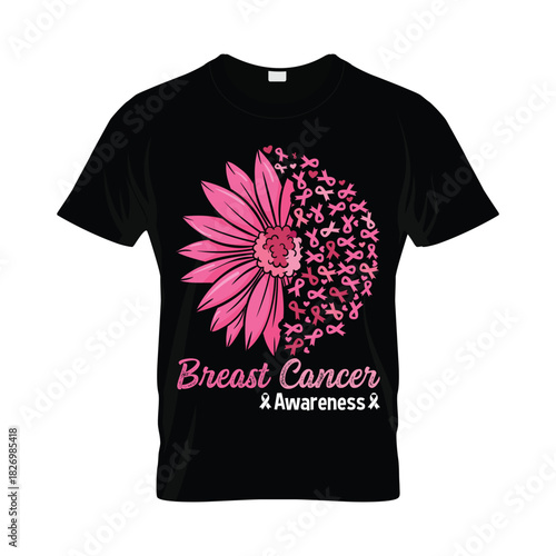 breast cancer awareness t shirt design