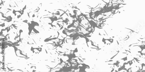 Black Brush strokes isolated on white background. Monochrome gray smoke design abstract background. Grunge texture Background. dirt overlay or screen distressed black texture, distress overlay texture