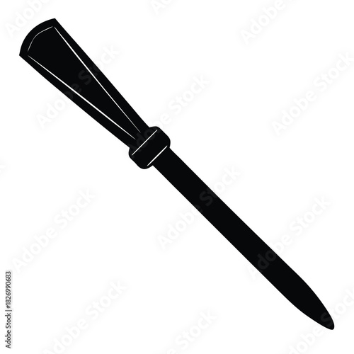 chisel vector icon on white background