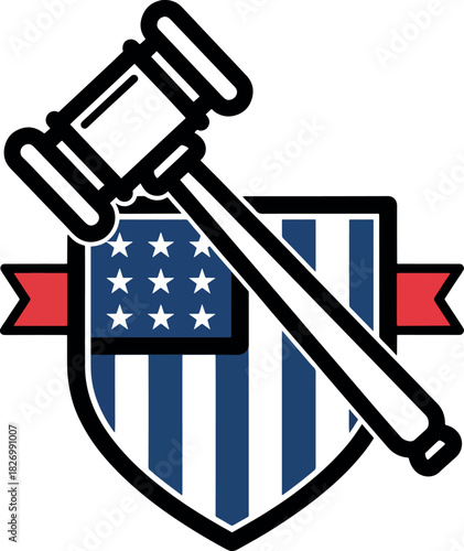American Law and Justice Icon