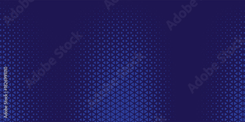 Abstract black triangle geometric pattern background on white background. Halftone triangles pattern. Abstract geometric gradient background. Vector eps10