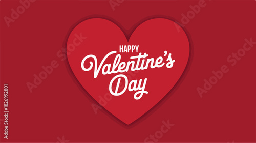 Happy Valentine's Day A Modern Design Showcasing Love and Affection in a Heartfelt Celebration of Romance