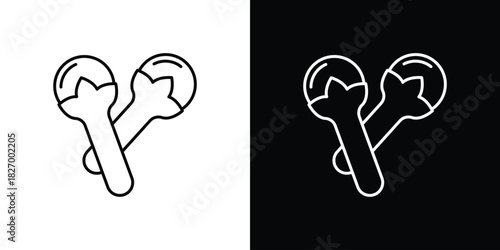 Cloves icons vector. doodle. on a white background.