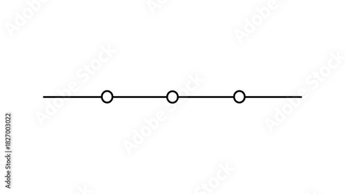 neon 3 step infographic process with check mark icon. infographic step by step process icon animation on black background, step process success with check marks. Step-by-Step Guide: Business Steps.