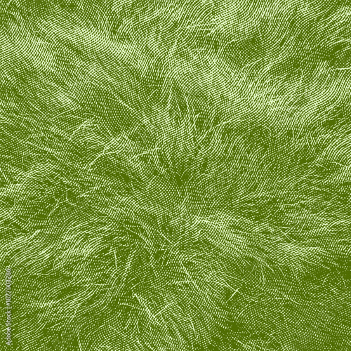 Halftone abstract grass texture background in green tones.