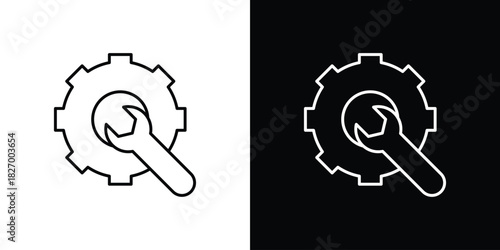 Customized icons vector. doodle. on a white background.