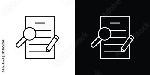 Defining icons vector. doodle. on a white background.