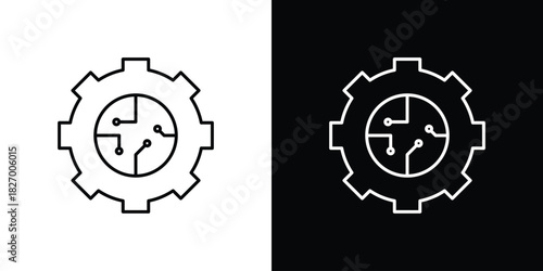 ETL icons vector. doodle. on a white background.