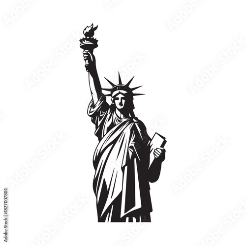 Vector of Statue of Liberty 
