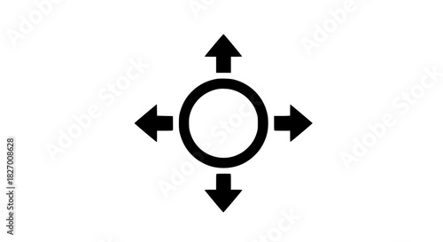 Adjust size black white icon 