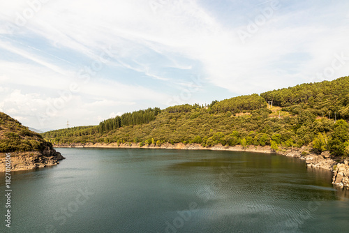 The Barcena Dam near Ponferrada, Spain
