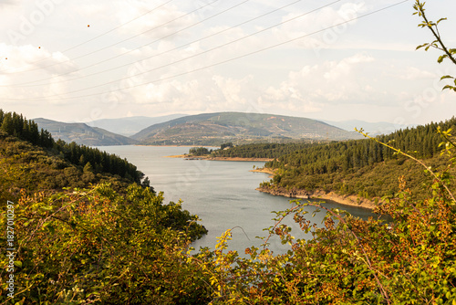 The Barcena Dam near Ponferrada, Spain