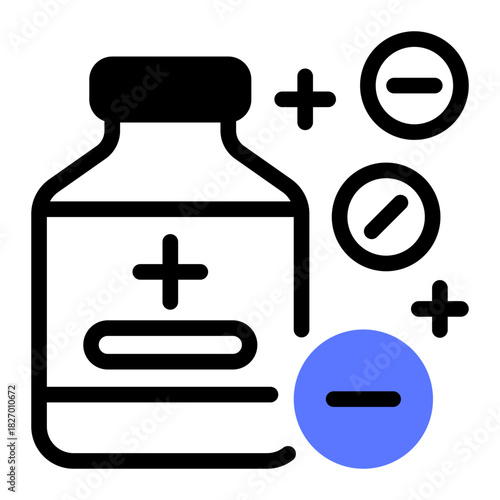 This Aspirin icon is suitable for pharmacy.