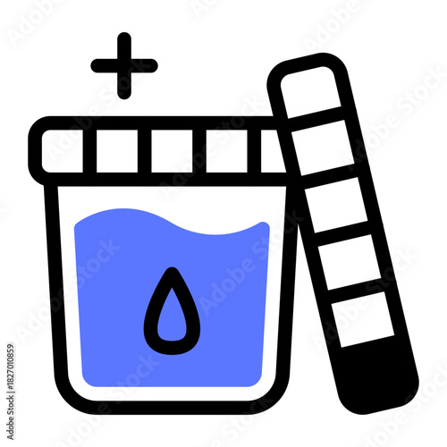 This Urine container icon is suitable for pharmacy.