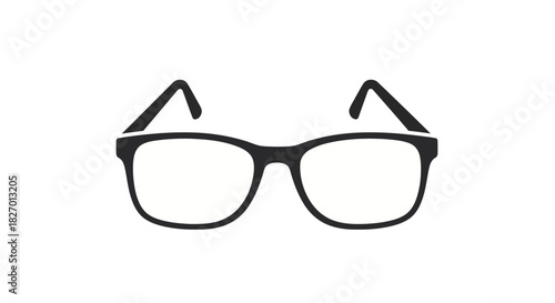 Optical eyewear frames for vision correction and style - a clean graphic representation