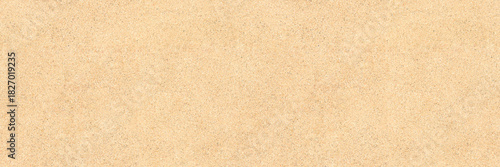 Beach sand background texture – top view of seamless flat sand surface. Brightly lit and sunny. Image is ready to be tiled to create a much larger image or higher resolution background.
