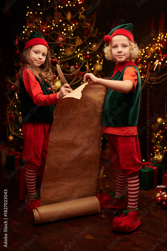 Naklejka premium list of wishes