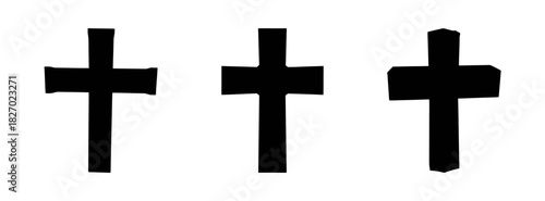 Three black audio mixer equalizer control panel sliders graphic vector illustration design