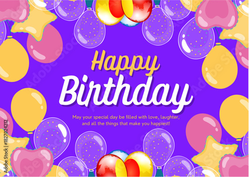 happy easter card with eggs