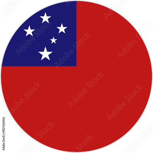 Free Download Samoa flag icon - GFXLoad