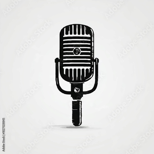 Retro Microphone Captures Vocal Performance

