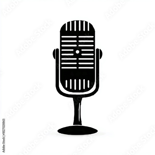 Retro Microphone Captures Vocal Performance

