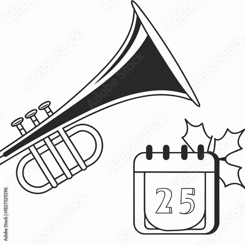 vector illustration of a musical instrument