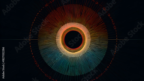 Minimal vector chip with quantum orbit line.