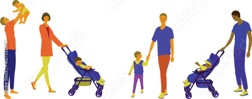 Parents and Children Daily Life Activities