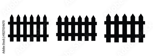 Fence picket fence wooden fence garden fence black fence boundary fence yard fence design element