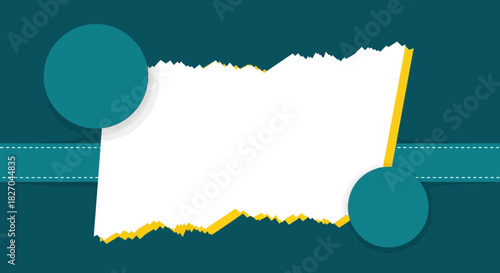 Elegant blank template design with geometric elements for presentations or advertising use
